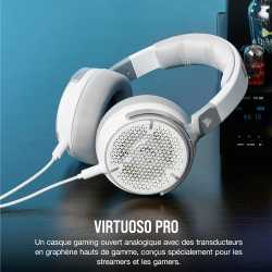 CASQUE GAMING CORSAIR FILAIRE VIRTUOSO PRO WHITE (MULTI)