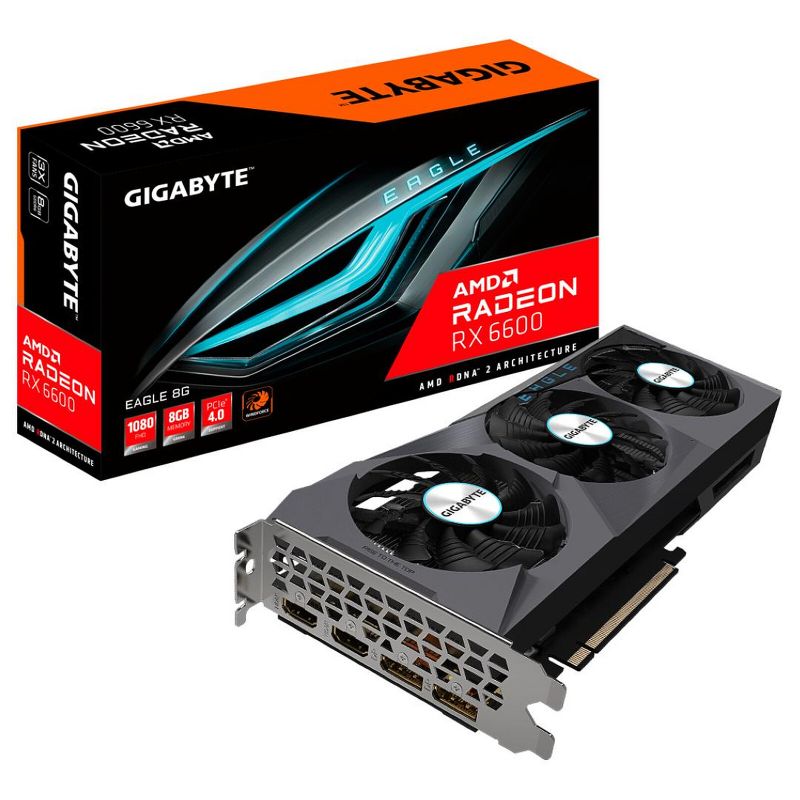 CARTE GRAPHIQUE GIGABYTE RADEON RX 6600 EAGLE 8G