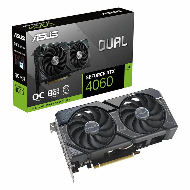 CARTE GRAPHIQUE ASUS DUAL RTX 4060 OC 8G