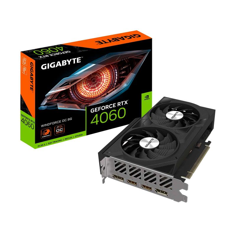 CARTE GRAPHIQUE GIGABYTE RTX 4060 WF2 OC-8GD