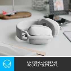 CASQUE GAMING SANS FIL LOGITECH - ZONE VIBE 100 LIGHTWEIGHT WIRELESS OVER EAR - WHITE