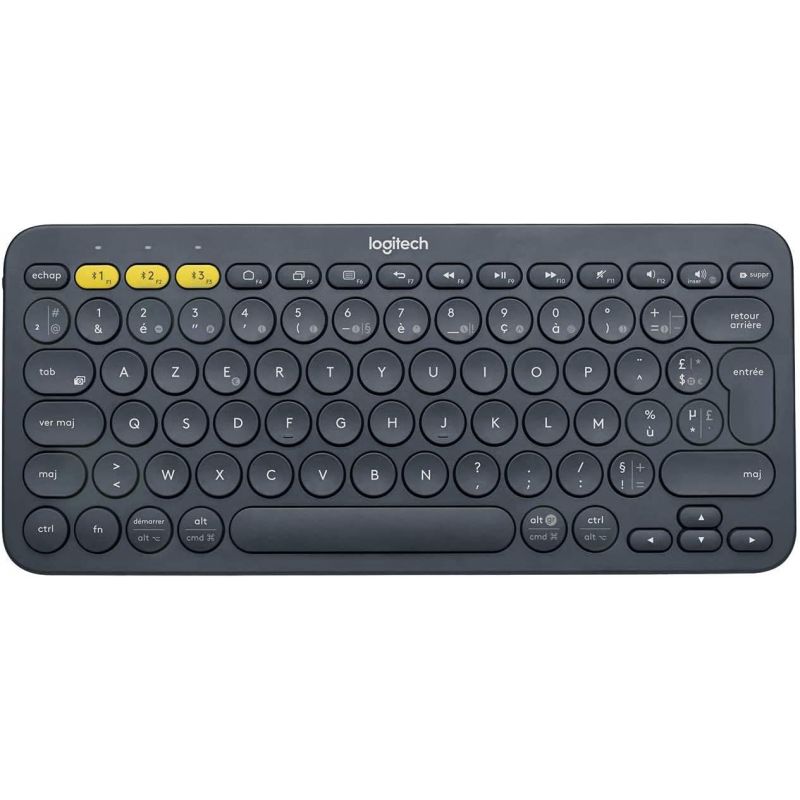 CLAVIER LOGITECH K380 FRA MULTI-DEVICE BLUETOOTH - DARK GREY