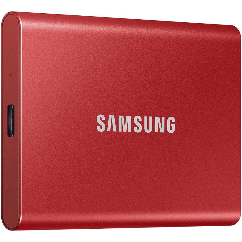 SSD EXT SAMSUNG T7 1TO ROUGE METALLIQUE USB 3.2 GEN 2