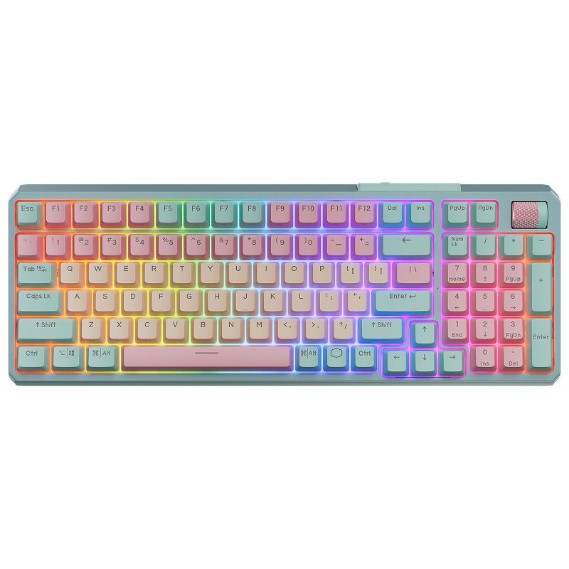 CLAVIER MECANIQUE GAMING SANS FIL COOLER MASTER MK770 MACARON KAILH BOX V2 RED