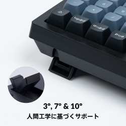 CLAVIER GAMING PC KEYCHRON K4 PRO QMK RGB - NOIR/SANS FIL/SWITCH MARRON