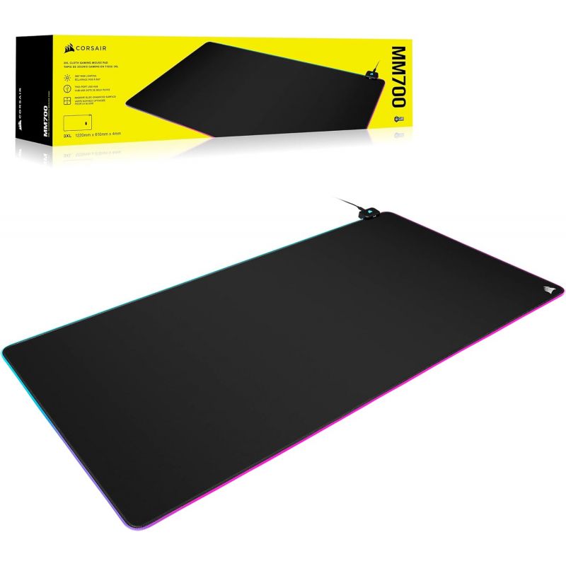 TAPIS DE SOURIS GAMING CORSAIR MM700 RGB EXTENDED 3XL