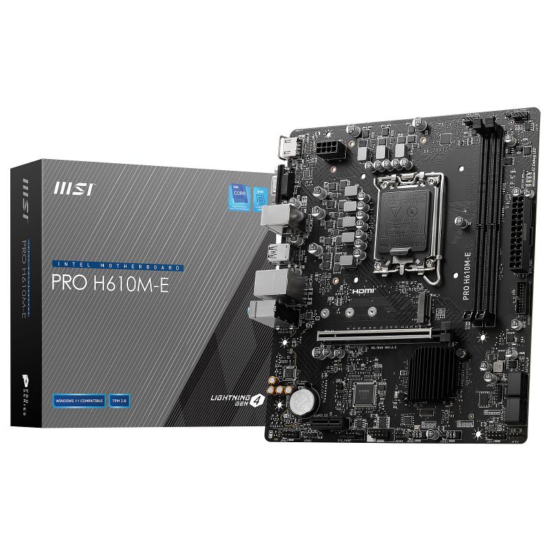 CARTE MERE MSI PRO H610M-E DDR5