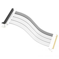 RISER CABLE COOLER MASTER MASTER ACCESSORY PCIE 4.0 X16 - 300MM - BLANC