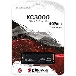 SSD NVME KINGSTON KC3000 4096 GOM.2 2280 PCIE 4.0 X4 7000 MO/S