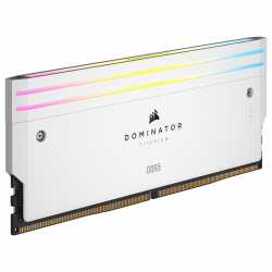 DDR 5 CORSAIR DOMINATOR TITANIUM DDR5 RGB 32 GO (2 X 16 GO) 6600 MHZ CL32 - BLANC