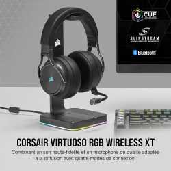 CASQUE GAMING CORSAIR SANS FIL CORSAIR VIRTUOSO RGB WIRELESS - CARBON