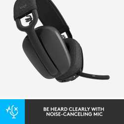 CASQUE GAMING SANS FIL LOGITECH - ZONE VIBE 100 LIGHTWEIGHT WIRELESS OVER EAR - GRAPHITE