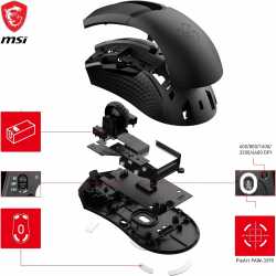 SOURIS GAMING SANS FIL CLUTCH GM51 LIGHTWEIGHT WIRELESS