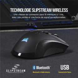 SOURIS GAMING SANS FIL CORSAIR IRONCLAW RGB WIRELESS