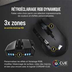 SOURIS GAMING SANS FIL CORSAIR IRONCLAW RGB WIRELESS