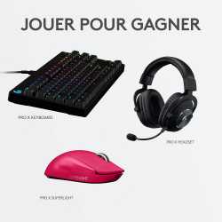 SOURIS GAMING LOGITECH - PRO X SUPERLIGHT WIRELESS - MAGENTA