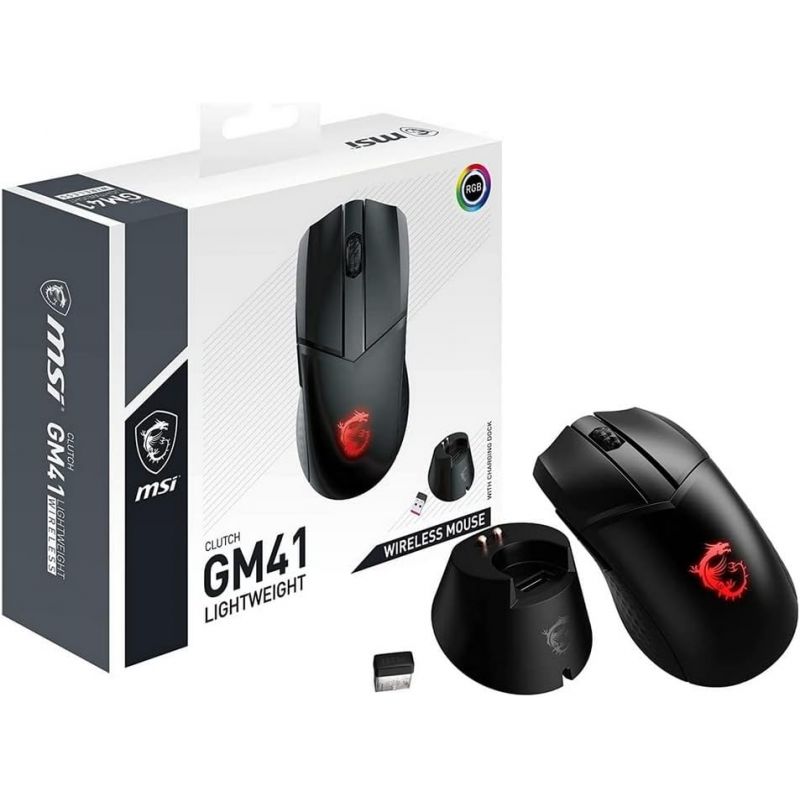 SOURIS GAMING SANS FIL MSI CLUTCH GM41 LIGHTWEIGHT