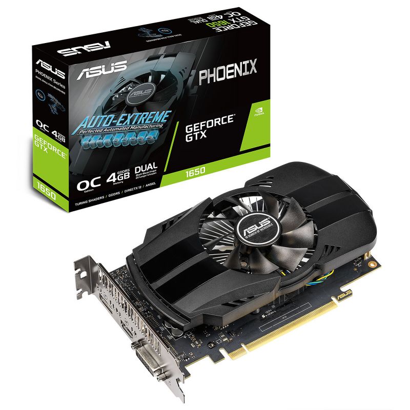 CARTE GRAPHIQUE ASUS GTX 1650 PHOENIX OC 4GB