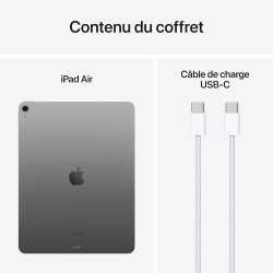 APPLE IPAD AIR 2024 13 POUCES M2 256 GO GRIS SIDERAL WIFI