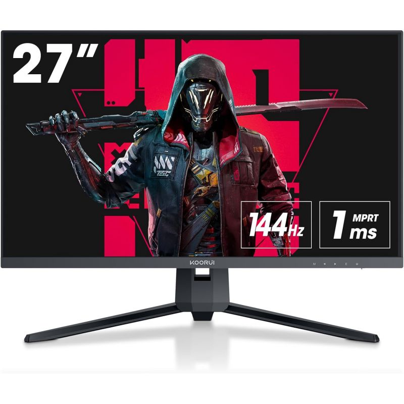 ECRAN PC KOORUI 27E1QA 27 POCUES QHD/144HZ/VA/1MS/ DCI-P3/ FREESYNC