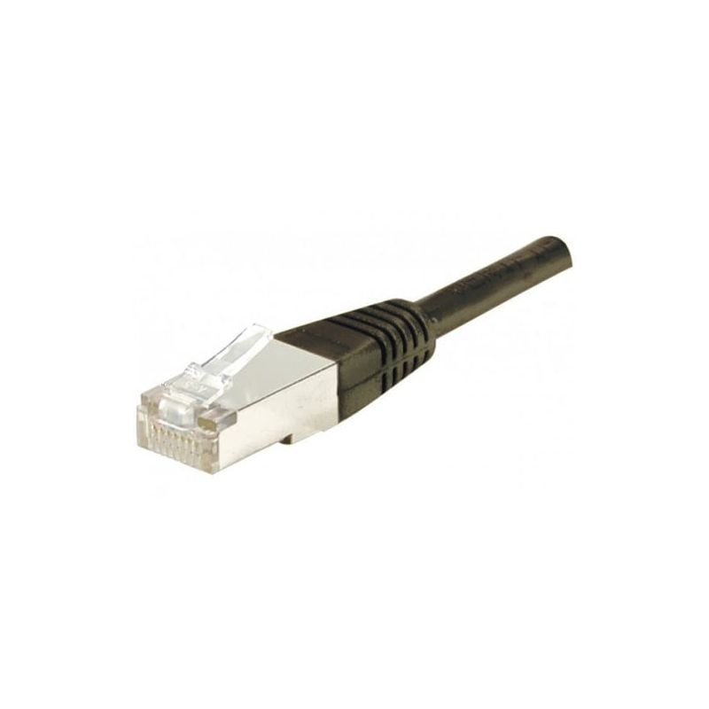 CABLE RJ45 CAT 6 F/UTP NOIR - 0,5 M