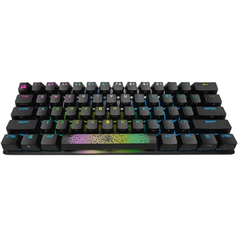 CLAVIER PC GAMING CORSAIR K70 PRO MINI 60% - NOIR/RGB/SANS FIL/CHERRY MX RED