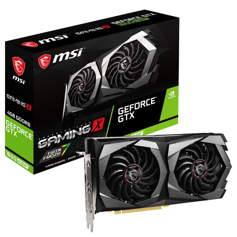 CARTE GRAPHIQUE MSI GTX 1650 SUPER GAMING X 4GO GDDR6