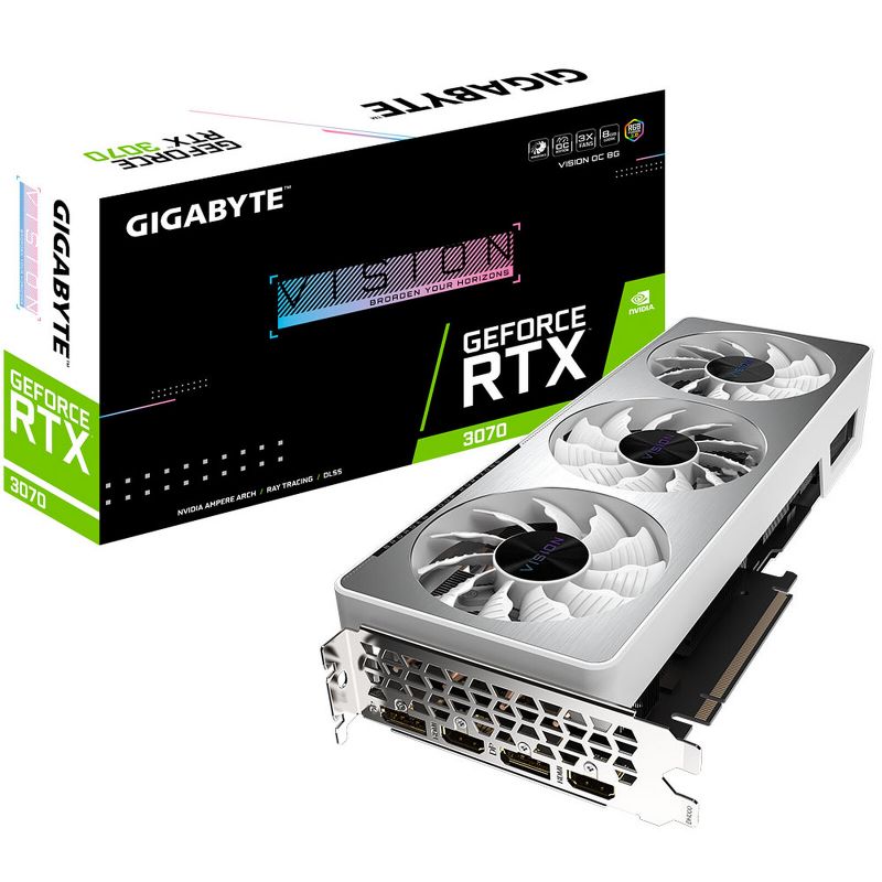 CARTE GRAPHIQUE GIGABYTE RTX 3070 VISION OC - 8GO