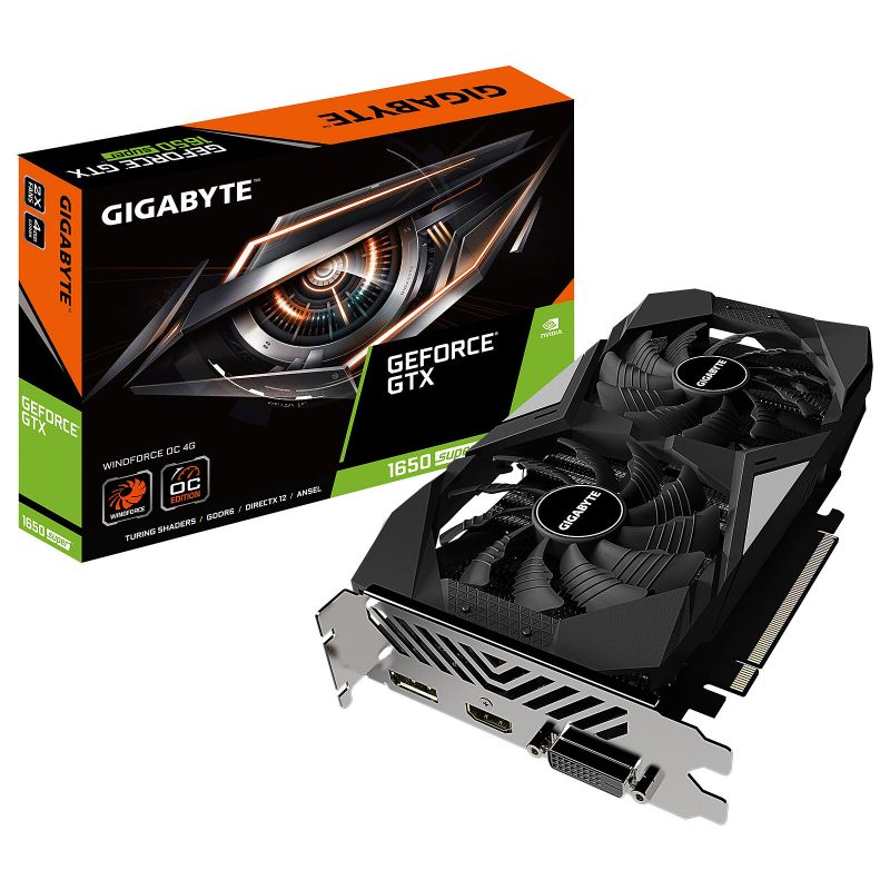 CARTE GRAPHIQUE GIGABYTE GTX 1650 SUPER WF2 4GO OC