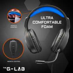 CASQUE THE G-LAB KORP YTTRIUM NOIR - PC/CONSOLE