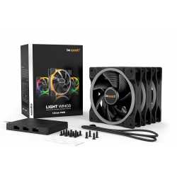 VENTILATEUR BOITIER BE QUIET! LIGHT WINGS 120MM PWM ARGB KIT X3 - BL076 (PACK DE 3)