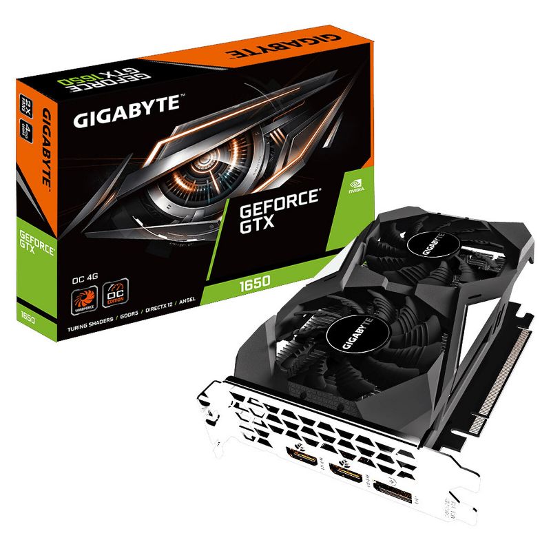 CARTE GRAPHIQUE GIGABYTE GTX 1650 WF2 OC 4G