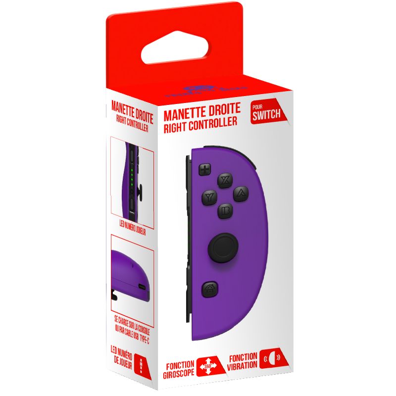 MANETTE JOYCON DROIT VIOLETTE FREEKS SWITCH