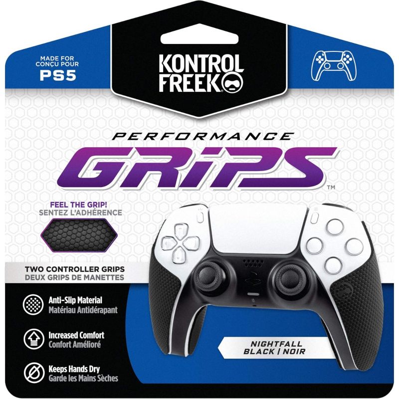 KONTROLFREEK - PERFORMANCE GRIPS (BLACK) - PS5