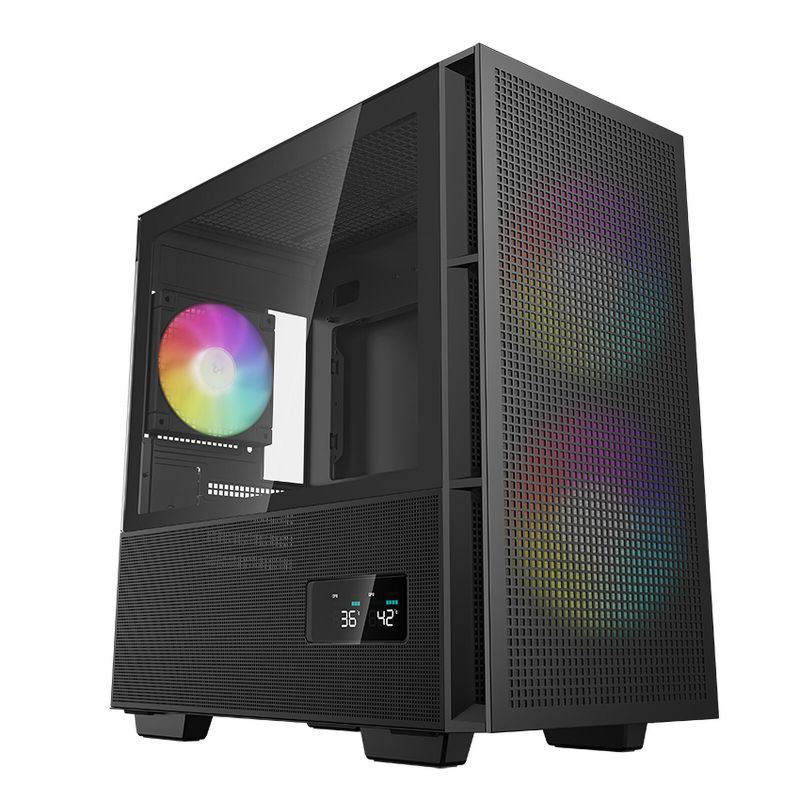 BOITIER DEEPCOOL CH360 DIGITAL - FT/SANS ALIM/MICRO-ATX -NOIR