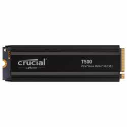 SSD NVME CRUCIAL T500 1 TO AVEC DISSIPATEUR PCIE 4.0 X4 7300 MO/S