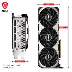 CARTE GRAPHIQUE MSI GEFORCE RTX 4070 TI SUPER 16G VENTUS 3X OC