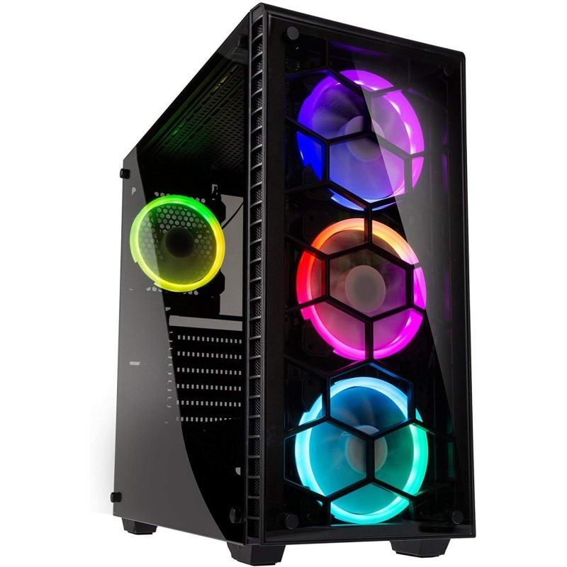 BOITIER PC KOLINK OBSERVATORY RGB BLACK - MT/E-ATX/VERRE TREMPE