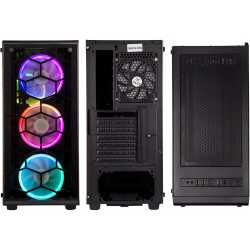 BOITIER PC KOLINK OBSERVATORY RGB BLACK - MT/E-ATX/VERRE TREMPE