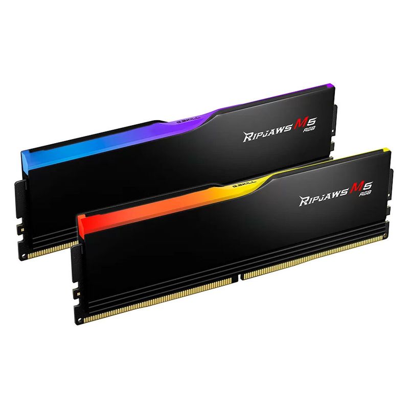 DDR 5 G.SKILL RIPJAWS M5 RGB 96 GO (2 X 48 GO)6400 MHZ CL32 - NOIR