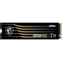 SSD NVME MSI SPATIUM M482 M.2 2 TO (2000GO) PCIE 4.0 7300 MO/S