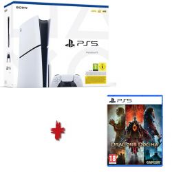 CONSOLE PS5 SLIM DISQUE VERSION + DRAGONS DOGMA 2