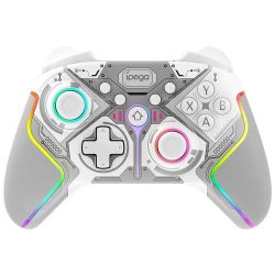 MANETTE IPEGA SANS FIL RGB PG-9666 BLANC POUR SWITCH/PS3/PS4/ANDROID/IOS/PC