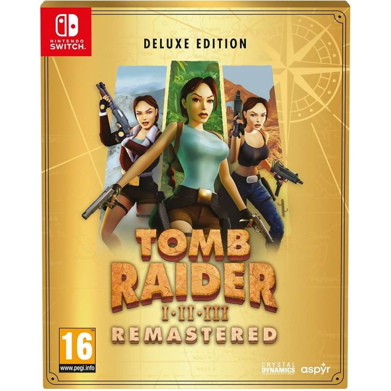 TOMB RAIDER I-III REMASTERED STARRING LARA CROFT (DELUXE EDITION) SWITCH