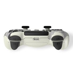 MANETTE SANS FIL CAMO BLANCHE POUR PS4 AVEC PRISE JACK POUR CASQUE ET BOUTONS LUMINEUX