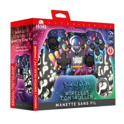 MANETTE SWITCH/PC SANS-FIL - SHINING GRAFF - PEINTURE PHOSPHORESCENTE