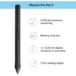 TABLETTE WACOM - INTUOS BLUETOOTH MEDIUM PISTACHIO + STYLET - BLACK