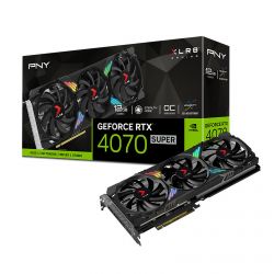 CARTE GRAPHIQUE PNY RTX 4070 SUPER OC XLR8 ARGB 12GO