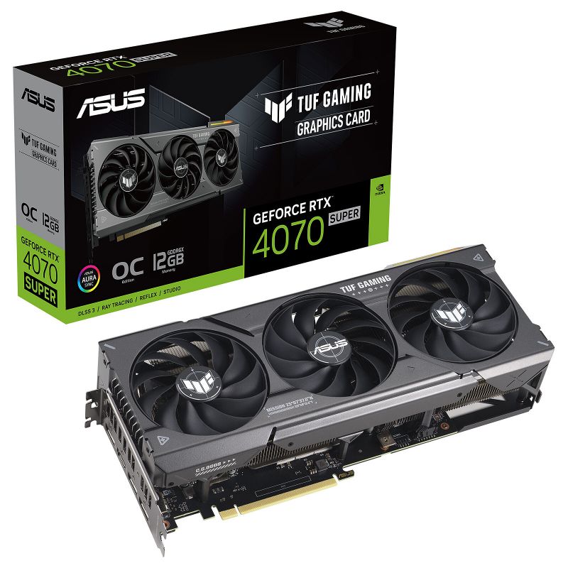 CARTE GRAPHIQUE ASUS TUF GAMING RTX 4070 SUPER O12G EDITION