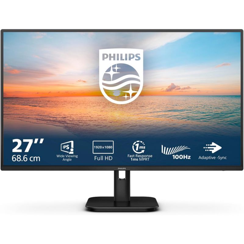 ECRAN GAMING 27 POUCES PHILIPS 27E1N1100A (1080P/100HZ/IPS/HP/ADAP SYNC)